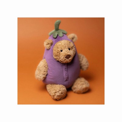 Jellycat Bartholomew Aubergine Oso | GINT-30641